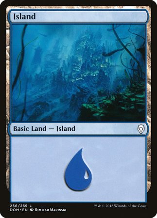 Island (256) [Dominaria] | Arkham Games and Comics