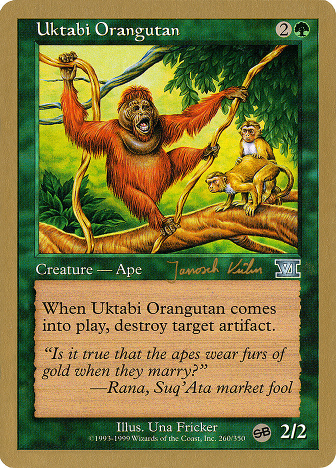 Uktabi Orangutan (Janosch Kuhn) (SB) [World Championship Decks 2000] | Arkham Games and Comics