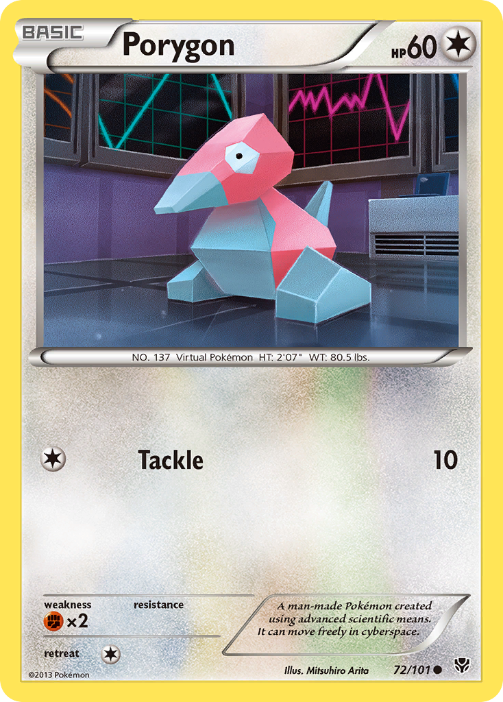 Porygon (72/101) [Black & White: Plasma Blast] | Arkham Games and Comics