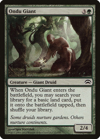 Ondu Giant [Planechase 2012] | Arkham Games and Comics