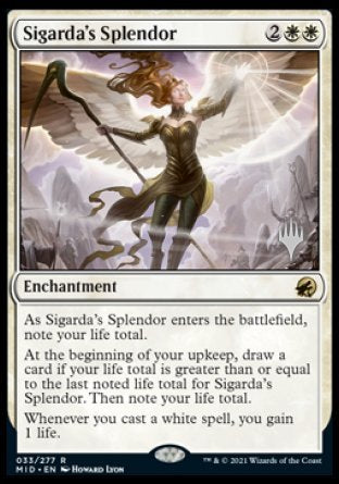 Sigarda's Splendor (Promo Pack) [Innistrad: Midnight Hunt Promos] | Arkham Games and Comics