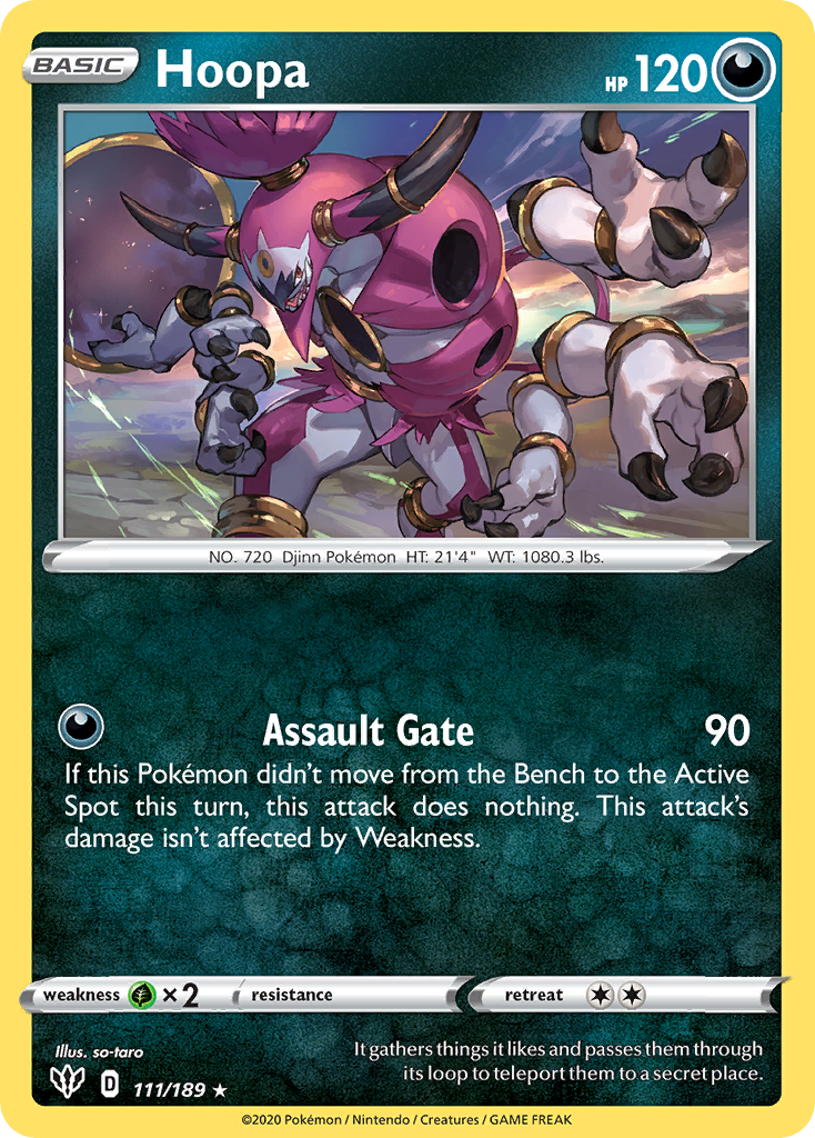 Hoopa (111/189) [Sword & Shield: Darkness Ablaze] | Arkham Games and Comics