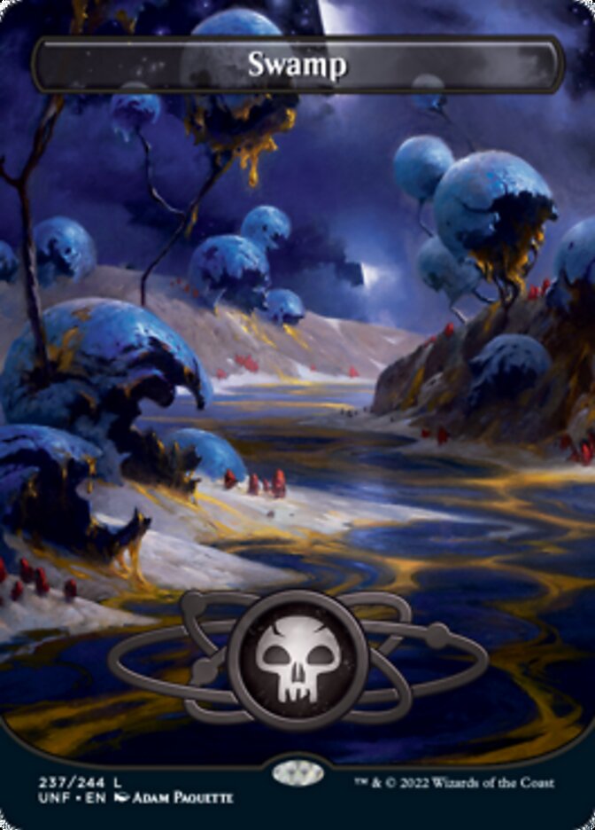 Swamp (237) (Planetary Space-ic Land) [Unfinity] | Arkham Games and Comics