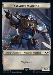 Astartes Warrior (001) // Robot Double-sided Token [Universes Beyond: Warhammer 40,000 Tokens] | Arkham Games and Comics