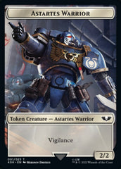 Astartes Warrior (001) // Cherubael Double-sided Token [Universes Beyond: Warhammer 40,000 Tokens] | Arkham Games and Comics