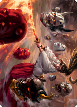 Unquenchable Fury Art Card [Kamigawa: Neon Dynasty Art Series] | Arkham Games and Comics