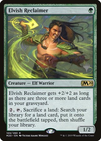 Elvish Reclaimer [Core Set 2020 Promos] | Arkham Games and Comics