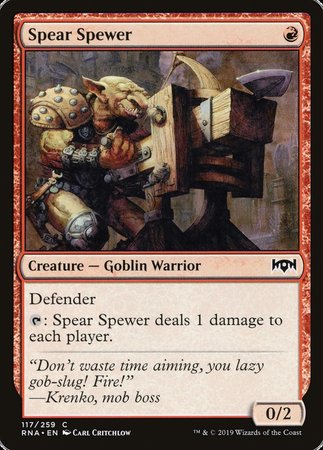 Spear Spewer [Ravnica Allegiance] | Arkham Games and Comics