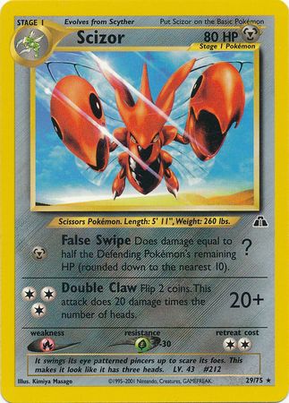 Scizor (29/75) [Neo Discovery Unlimited] | Arkham Games and Comics