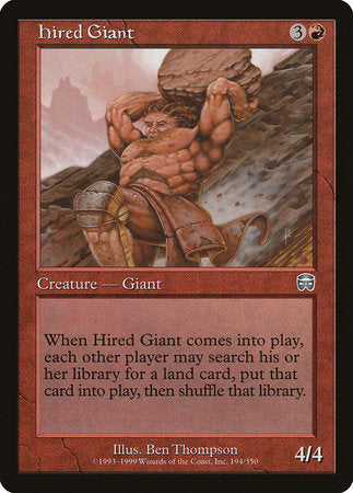 Hired Giant [Mercadian Masques] | Arkham Games and Comics