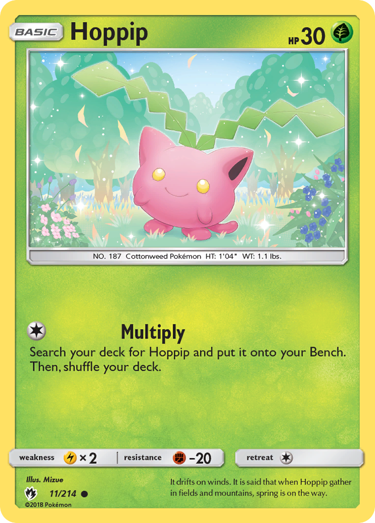 Hoppip (11/214) [Sun & Moon: Lost Thunder] | Arkham Games and Comics