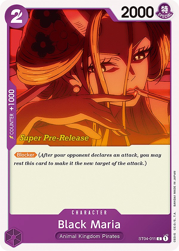 Black Maria [Super Pre-Release Starter Deck: Animal Kingdom Pirates] | Arkham Games and Comics