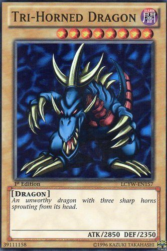 Tri-Horned Dragon [LCYW-EN157] Super Rare | Arkham Games and Comics