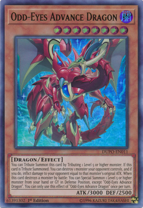 Odd-Eyes Advance Dragon [DUPO-EN011] Ultra Rare | Arkham Games and Comics