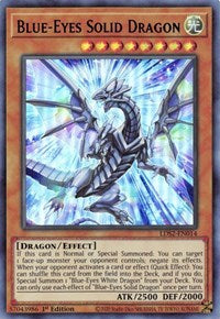 Blue-Eyes Solid Dragon (Blue) [LDS2-EN014] Ultra Rare | Arkham Games and Comics