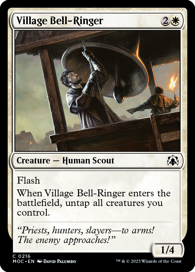 Village Bell-Ringer [March of the Machine Commander] | Arkham Games and Comics