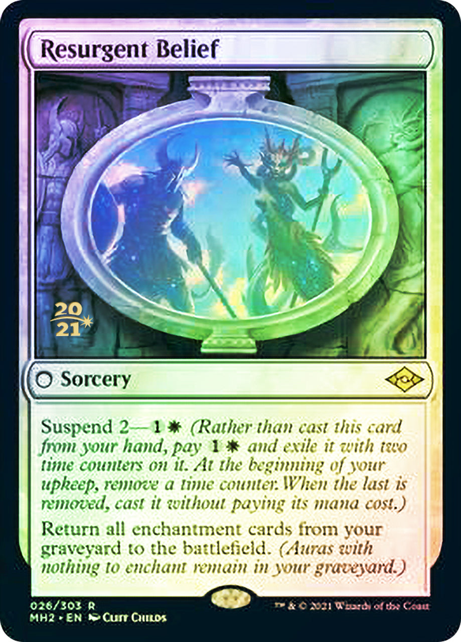 Resurgent Belief [Modern Horizons 2 Prerelease Promos] | Arkham Games and Comics