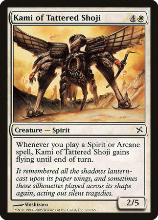 Kami of Tattered Shoji [Betrayers of Kamigawa] | Arkham Games and Comics