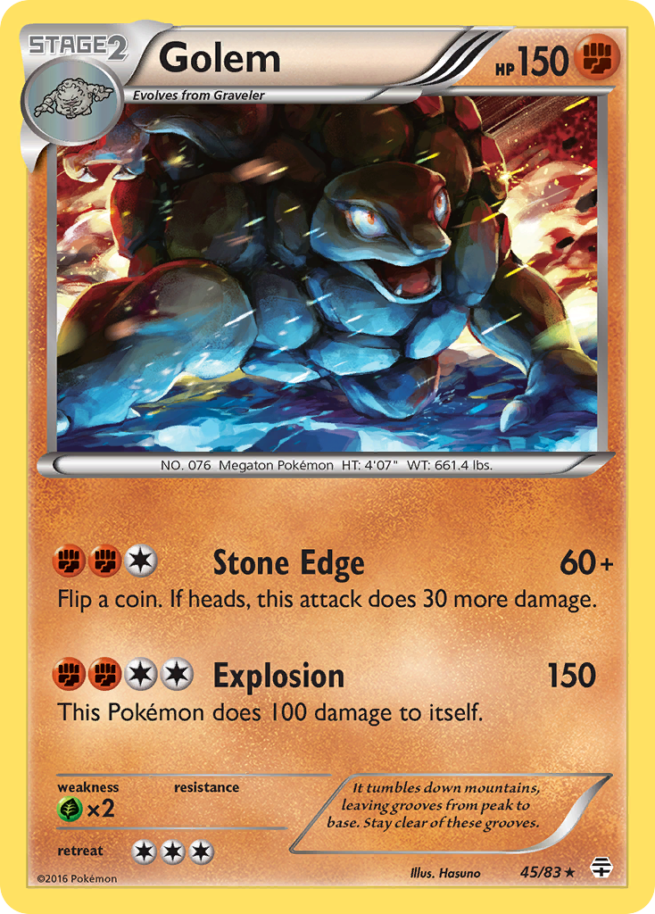 Golem (45/83) [XY: Generations] | Arkham Games and Comics