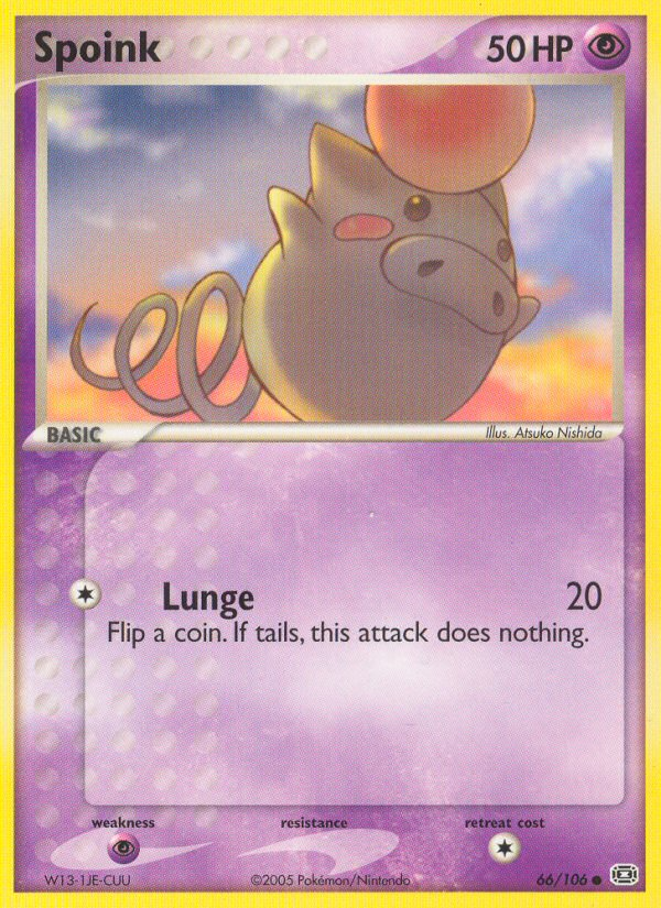 Spoink (66/106) [EX: Emerald] | Arkham Games and Comics