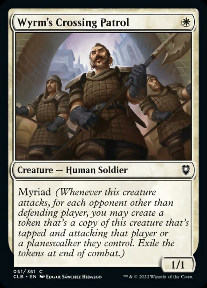 Wyrm's Crossing Patrol [Commander Legends: Battle for Baldur's Gate] | Arkham Games and Comics