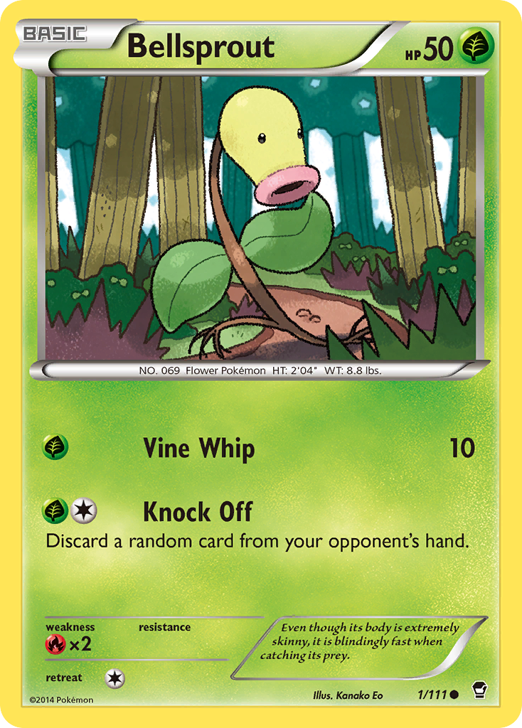 Bellsprout (1/111) [XY: Furious Fists] | Arkham Games and Comics
