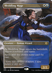 Meddling Mage (Borderless) [Double Masters] | Arkham Games and Comics