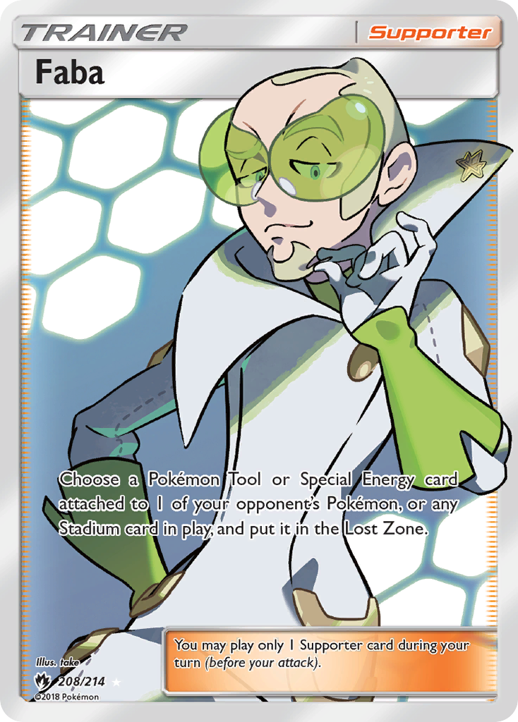 Faba (208/214) [Sun & Moon: Lost Thunder] | Arkham Games and Comics