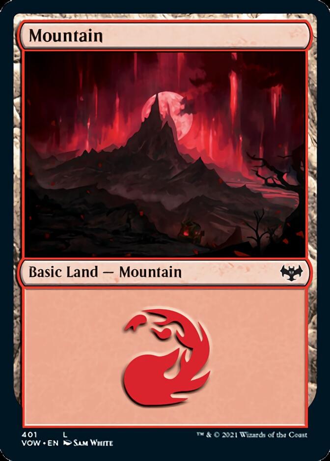 Mountain (401) [Innistrad: Crimson Vow] | Arkham Games and Comics