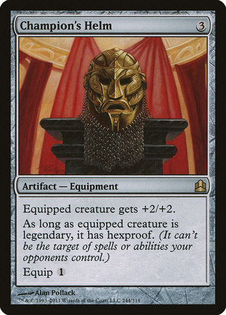 Champion's Helm [Commander 2011] | Arkham Games and Comics