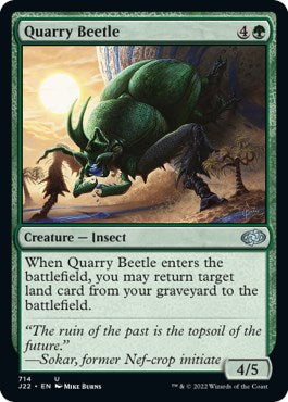 Quarry Beetle [Jumpstart 2022] | Arkham Games and Comics