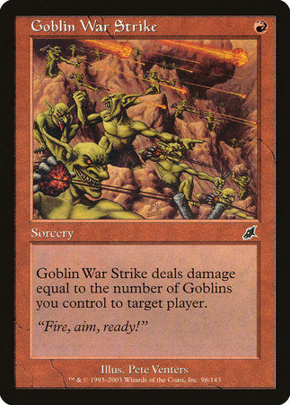 Goblin War Strike [Scourge] | Arkham Games and Comics