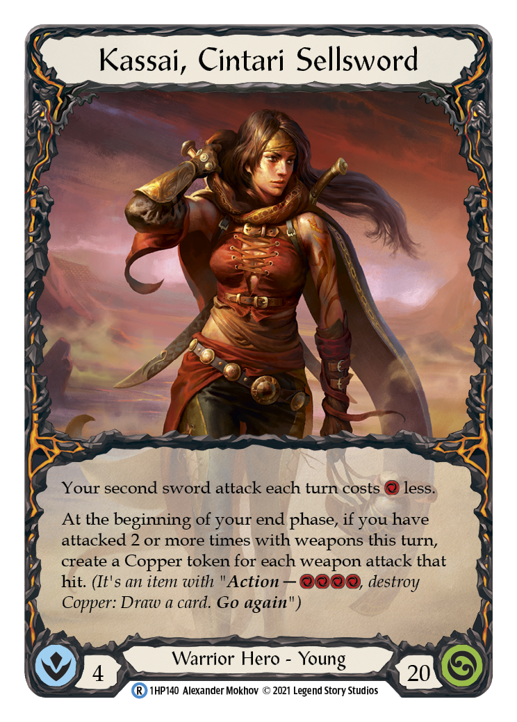 Kassai, Cintari Sellsword [1HP140] (History Pack 1) | Arkham Games and Comics