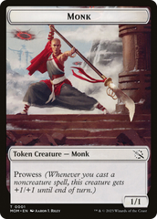 Monk // Spirit (14) Double-Sided Token [March of the Machine Tokens] | Arkham Games and Comics