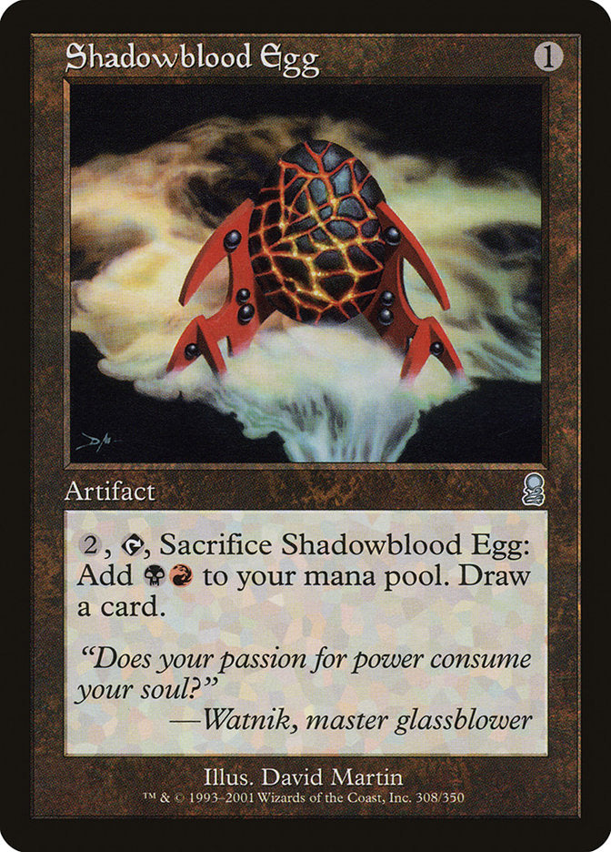 Shadowblood Egg [Odyssey] | Arkham Games and Comics