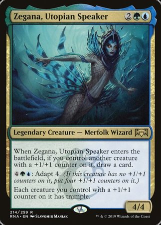 Zegana, Utopian Speaker [Ravnica Allegiance] | Arkham Games and Comics