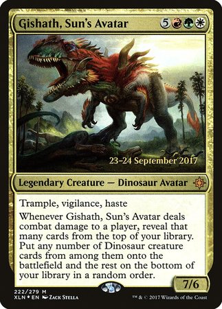 Gishath, Sun's Avatar [Ixalan Promos] | Arkham Games and Comics