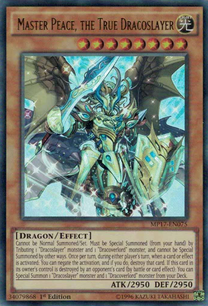 Master Peace, the True Dracoslayer [MP17-EN075] Ultra Rare | Arkham Games and Comics