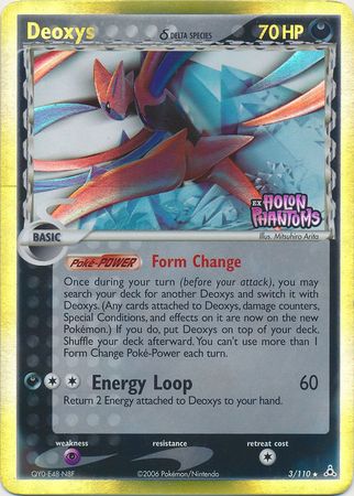 Deoxys (3/110) (Delta Species) (Stamped) [EX: Holon Phantoms] | Arkham Games and Comics