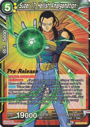 Super 17, Hellish Amalgamation (BT14-113) [Cross Spirits Prerelease Promos] | Arkham Games and Comics