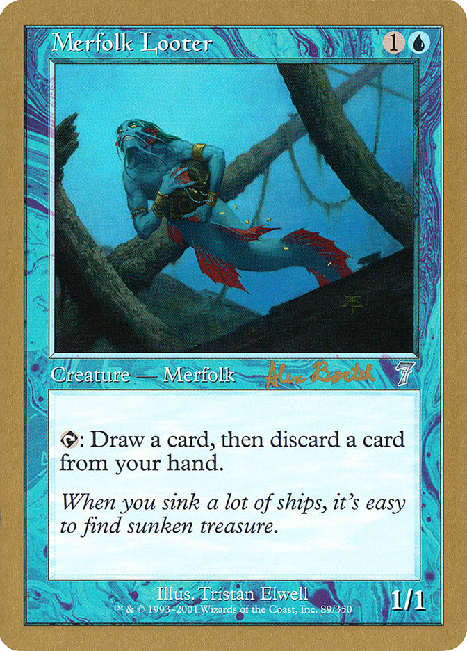 Merfolk Looter (Alex Borteh) [World Championship Decks 2001] | Arkham Games and Comics