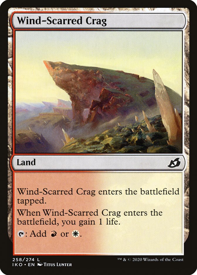 Wind-Scarred Crag [Ikoria: Lair of Behemoths] | Arkham Games and Comics