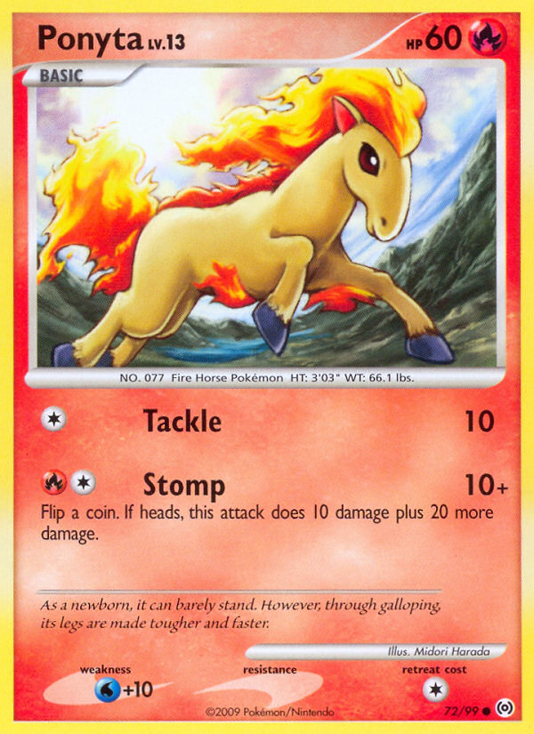 Ponyta (72/99) [Platinum: Arceus] | Arkham Games and Comics