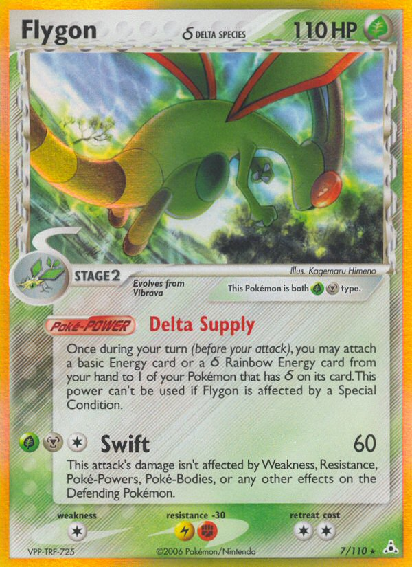 Flygon (7/110) (Delta Species) [EX: Holon Phantoms] | Arkham Games and Comics