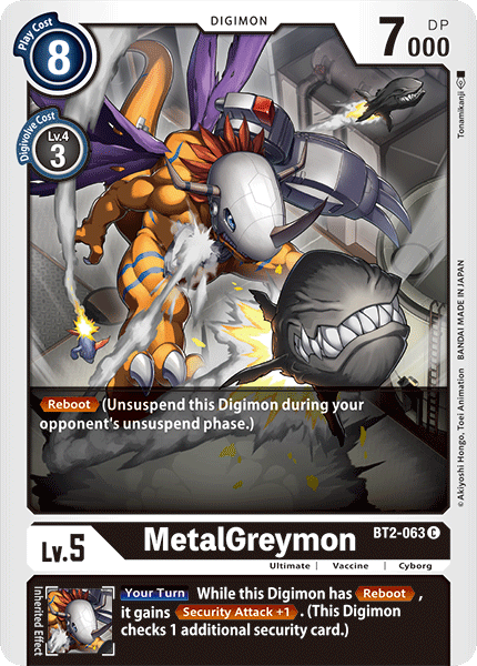 MetalGreymon [BT2-063] [Release Special Booster Ver.1.0] | Arkham Games and Comics