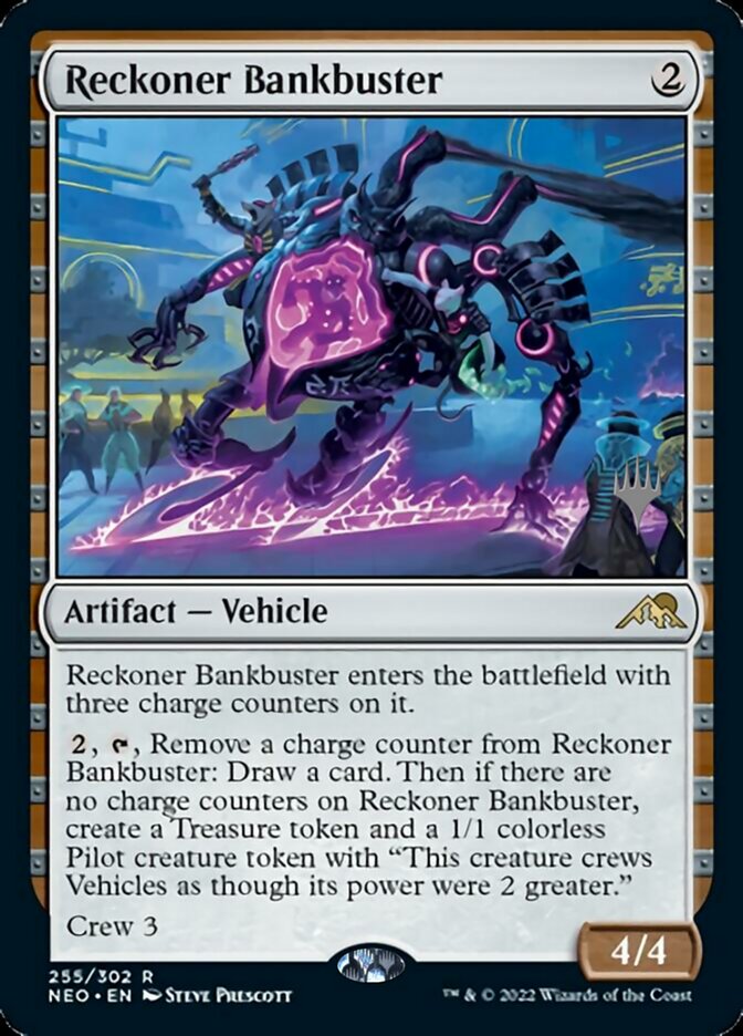 Reckoner Bankbuster (Promo Pack) [Kamigawa: Neon Dynasty Promos] | Arkham Games and Comics