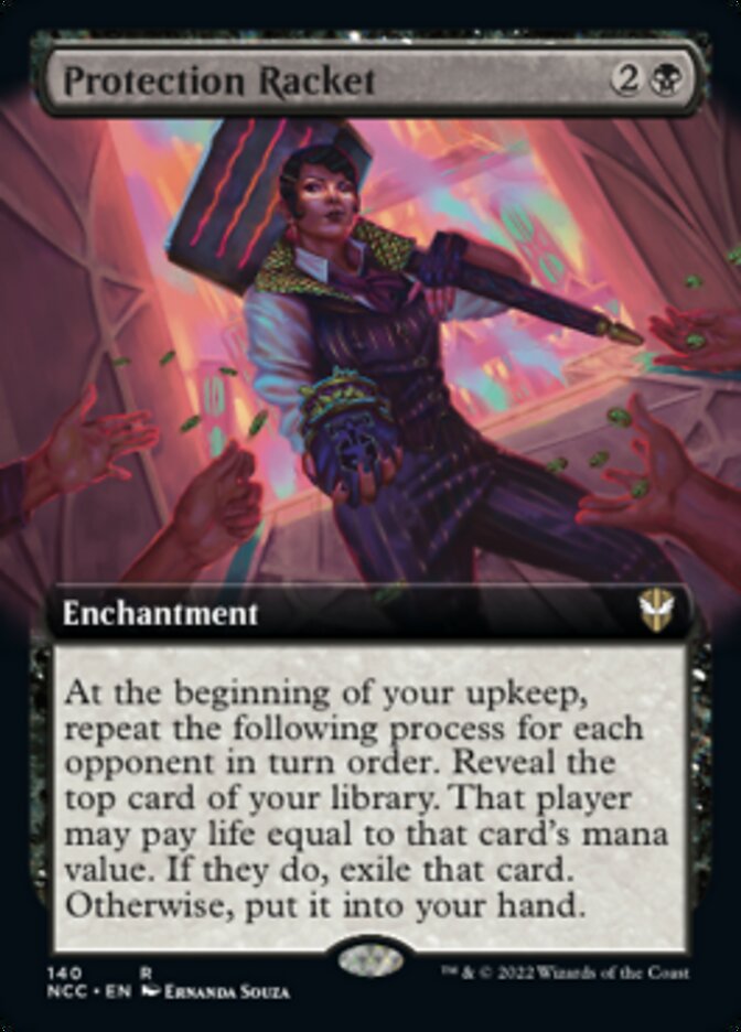 Protection Racket (Extended Art) [Streets of New Capenna Commander] | Arkham Games and Comics