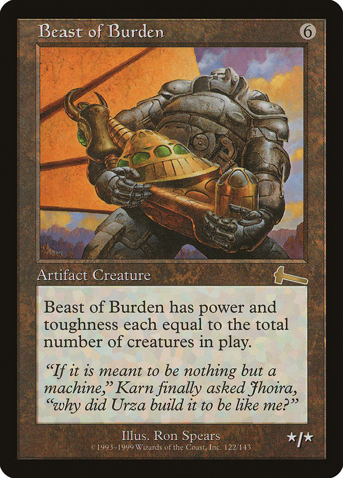 Beast of Burden [Urza's Legacy] | Arkham Games and Comics