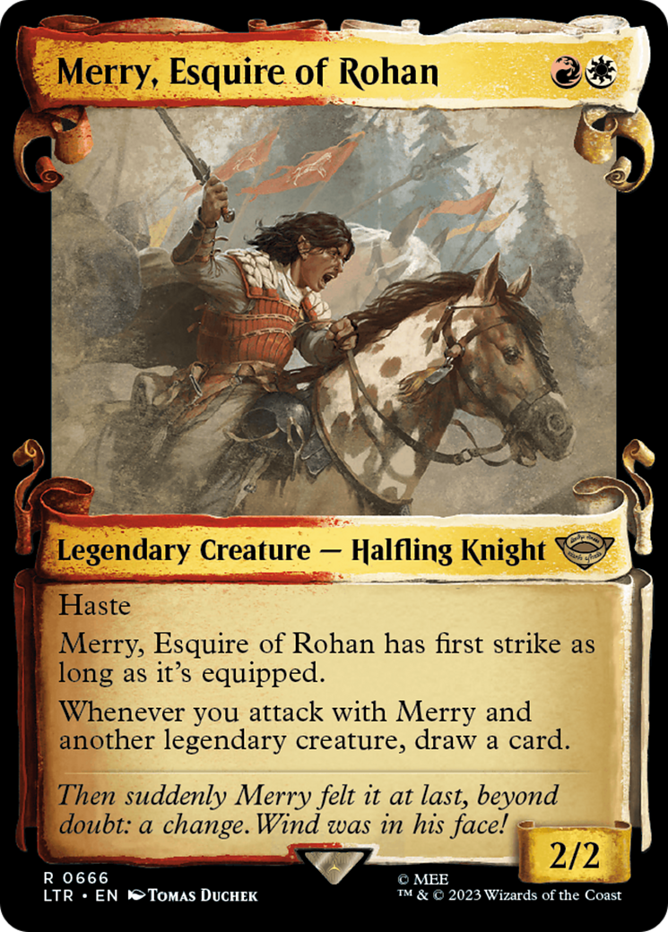 Merry, Esquire of Rohan [The Lord of the Rings: Tales of Middle-Earth Showcase Scrolls] | Arkham Games and Comics