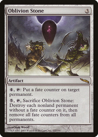 Oblivion Stone [Mirrodin] | Arkham Games and Comics